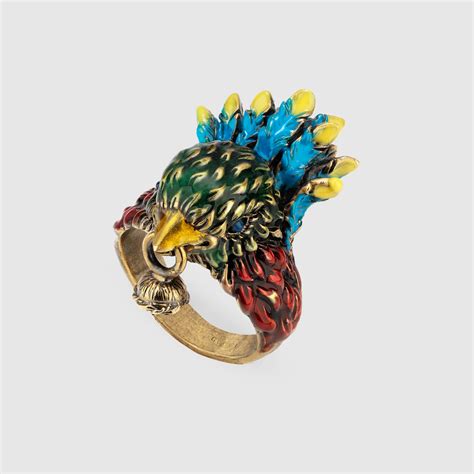 gucci bird ring|gucci trademark ring.